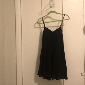 Black cotton dress